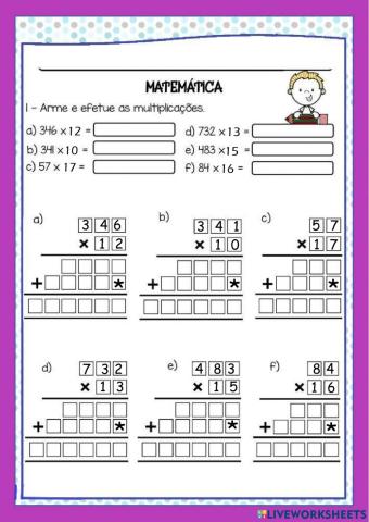 Multiplicação Básica b 2