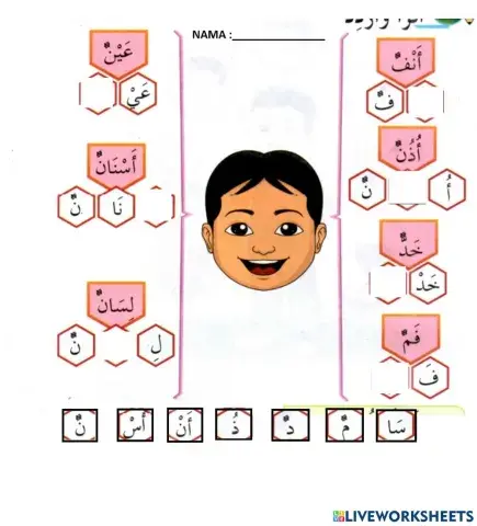 Bahasa Arab Tahun 2 جسمي السليم Ms 58
