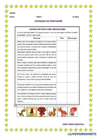 Lendas, Biografia , sinônimo e Antônimos