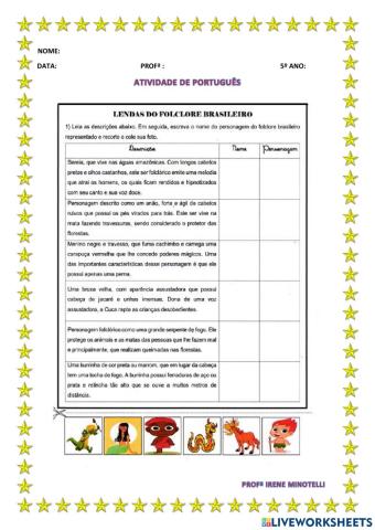 Lendas, Biografia , sinônimo e Antônimos