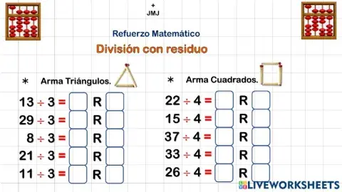 División con Residuo
