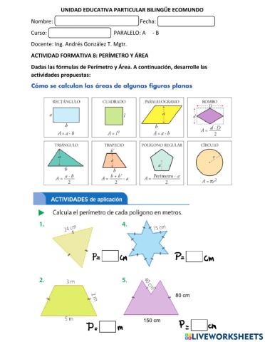 Perímetro y área