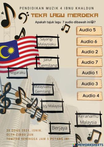 Teka Lagu Merdeka 4ik