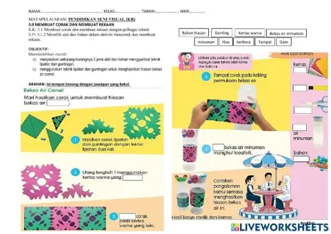 Lipatan dan guntingan