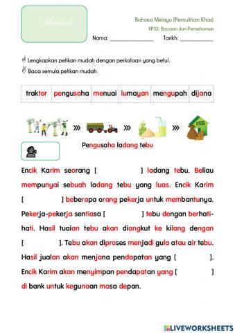 Bacaan dan Pemahaman