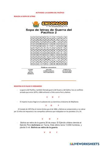 La guerra del pacífico