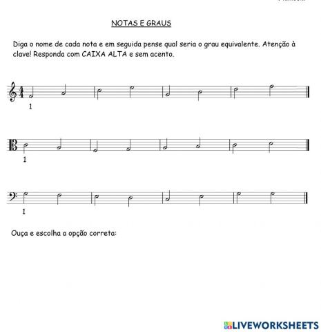 Notas e graus mic 1