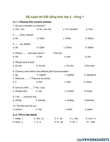 IOE-Grade 5-Test 1