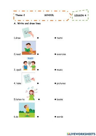 Theme 2 School Lesson 4