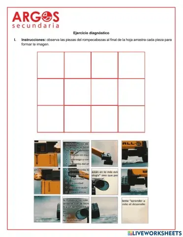 Ejercicio diagnostico 7° Robótica