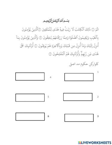 Alquran hukum tajwid mad asli