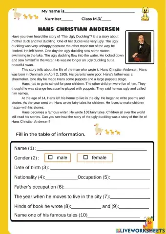 Hans Christian Andersen