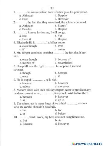 แบบทดสอบภาษาอังกฤษม.3