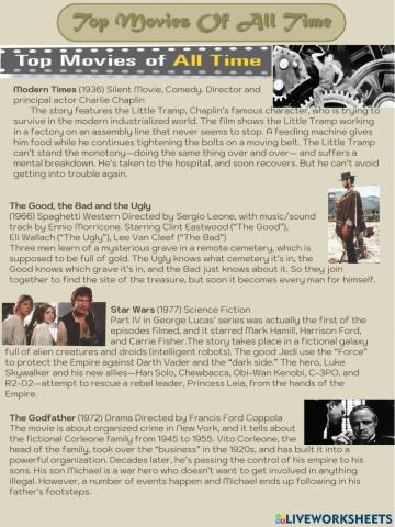 Top Movies of All time