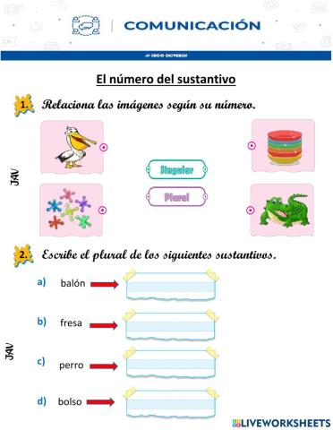 Número del sustantivo