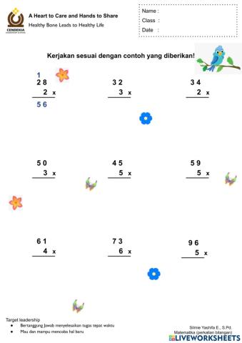 Perkalian Puluhan dan Satuan