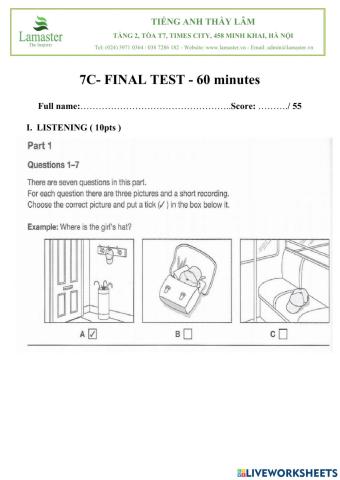 7c test 2