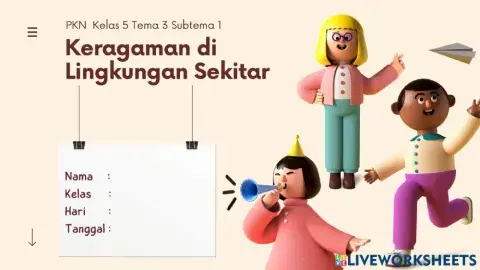 PKN Kelas 5 Tema 3 Subtema 1