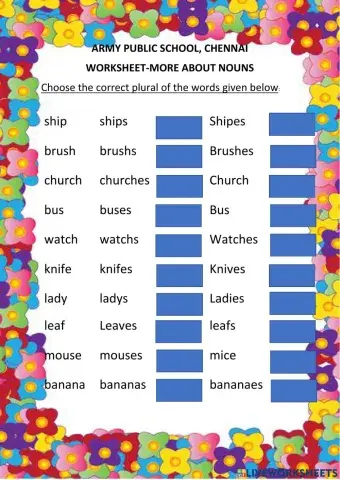 More about nouns