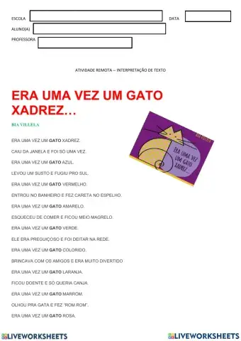 O gato xadrez