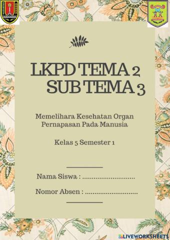 LKPD Tema 2 Sub Tema 2 PB 2 dan 3