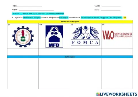 Latihan 7 unit 15 moral tingkatan 2