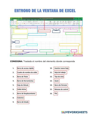 Entorno de excel