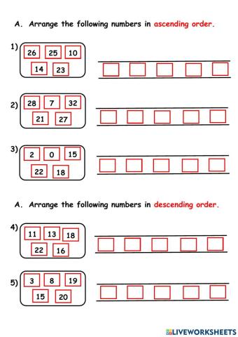 Ascending and Descending