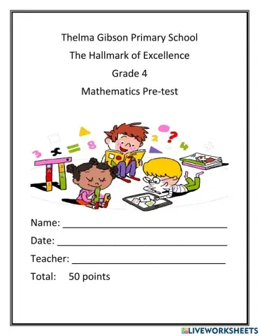 Mathematics Pre-test