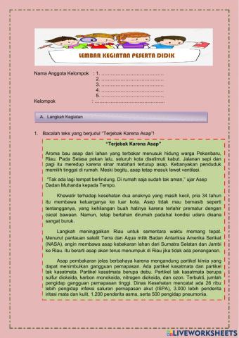 LKPD Kelas V (Tema 2 Subtema 2 Pemb 1)