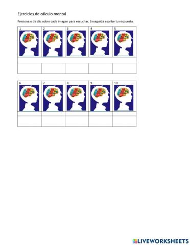 Calculo mental secundaria segundo