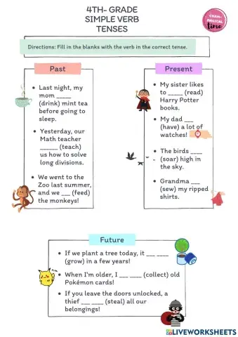 4th-grade LiveWorksheets