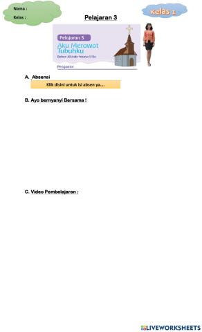Materi PAK kls 1 pel 3