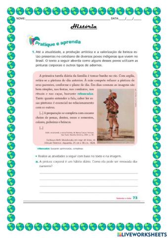 Os primeiros habitantes do território brasileiro