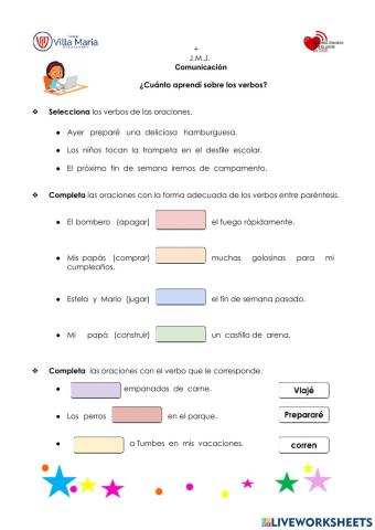 El verbo y sus tiempos