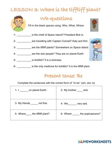 Poptropicans: Questions