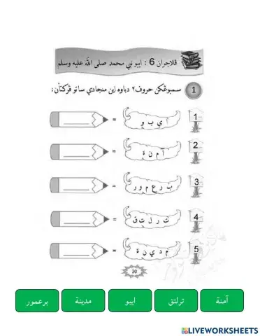 Tarikh ( Ibu Nabi Muhd SAW )