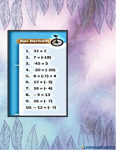 Latihan Perkalian BB