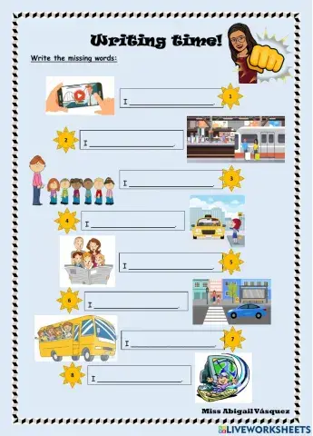 Writing - Daily activities 2