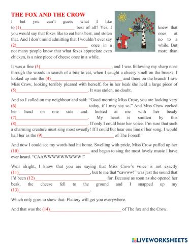 The fox and the crow