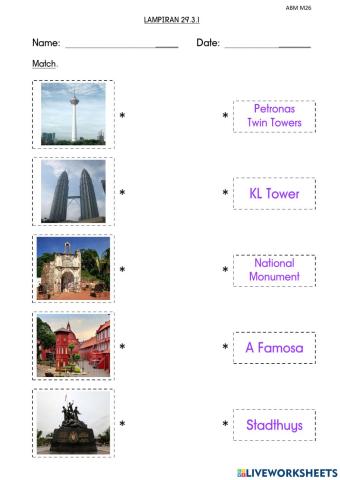 National Landmarks of Malaysia