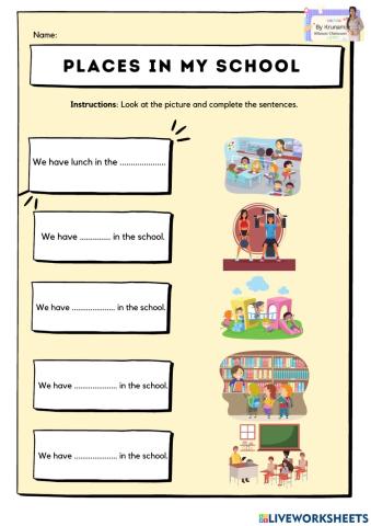 Places in my school 2