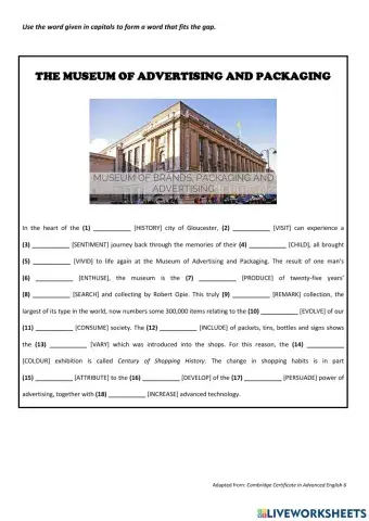 The Museum of Advertising and Packaging