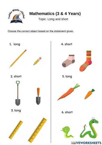 3 &4 Years: Mathematics (Long and Short)