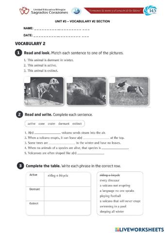 Vocabulary 3 Part 2 7th