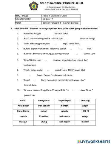 Latihan bahasa