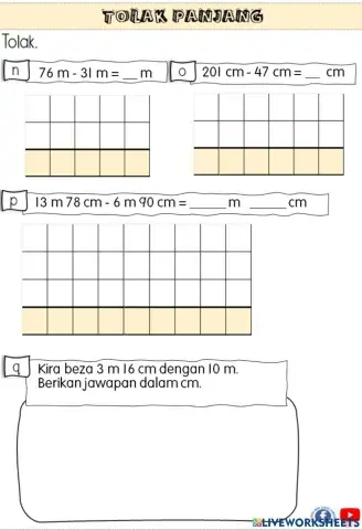 Tolak Panjang Tahun 3
