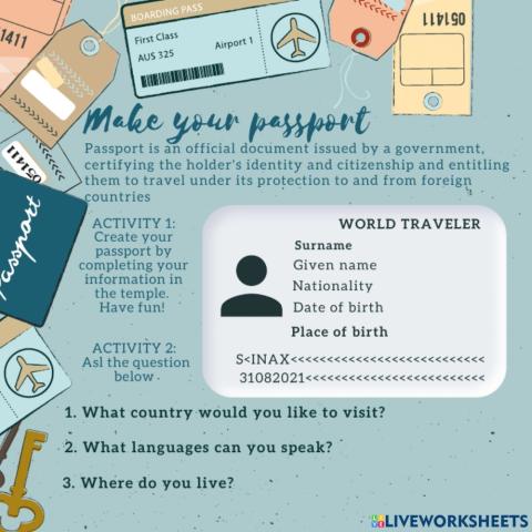 Make your passaport