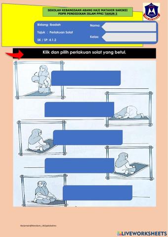 M30  Ibadah 4.1.2 Perlakuan Solat PI PPKI THN 3