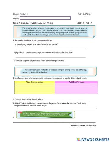 Rundingan Kemerdekaan